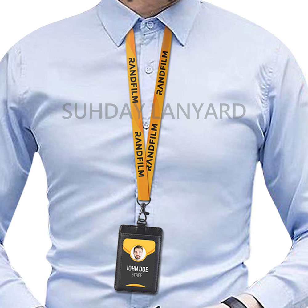 客製識別證帶搭配PU&真皮卡套圖片3